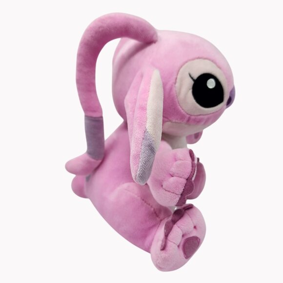 Disney Store Lilo & Stitch Angel Plush 9” Pink Stuffed Toy Cuddly Soft Doll - Picture 3 of 10